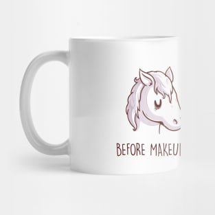 Before and After Makeup (Unicorn) Mug